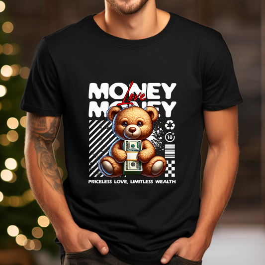 STREET MONEY COLLECTION BLACK T-SHIRT OVERSIZED FIT